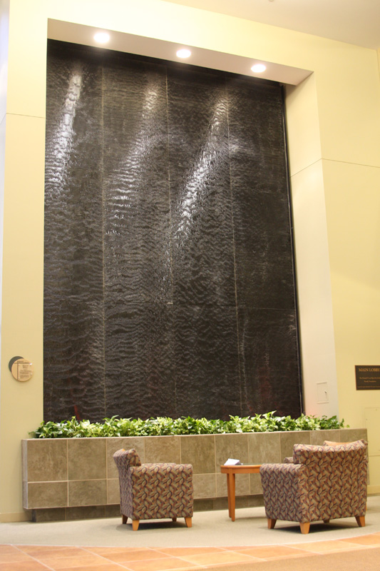 01 Marianjoy Rehabilitation Hospital Weaton, Illinois – black scored acrylic iwth stone basin